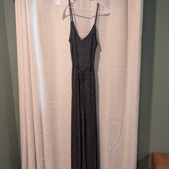 Reformation black sparkle jumpsuit medium - Picture 1 of 2